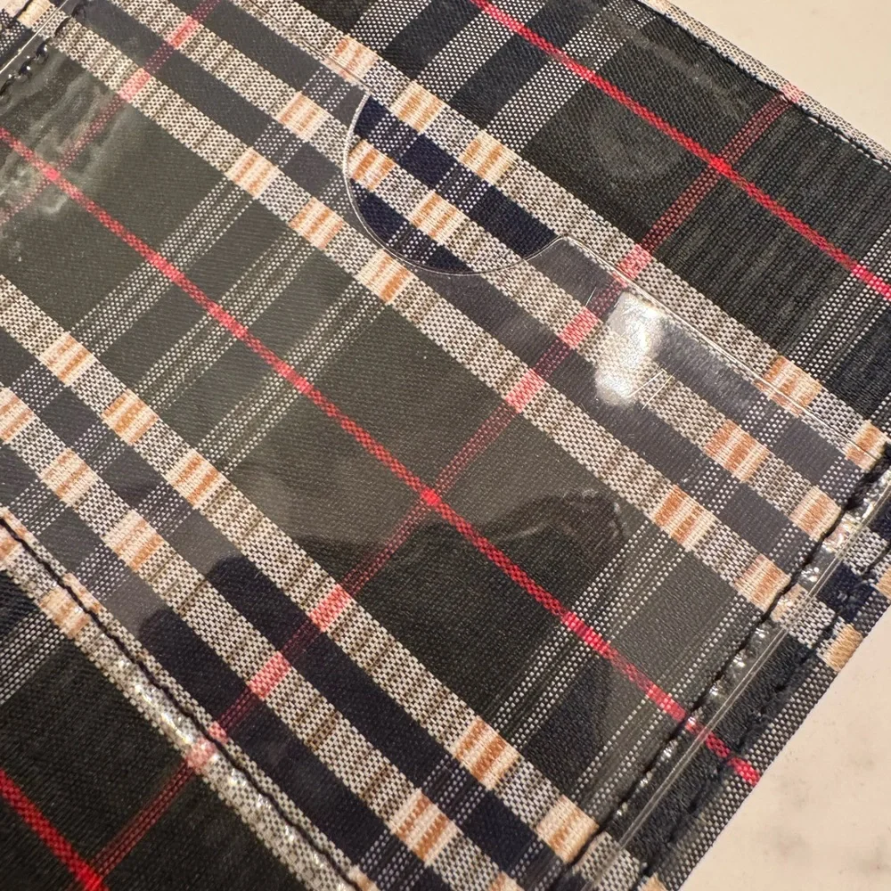 ⭐️Franklin Covey Burberry Style 365 Planner Binder Magnetic Closure Black
